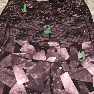 3 pairs of Danskin Now Fitted Leggings